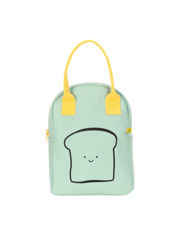 LEMAR [플러프] Zipper Lunch Bag (Happy Bread / Mint)_UFL2356017 FLUF