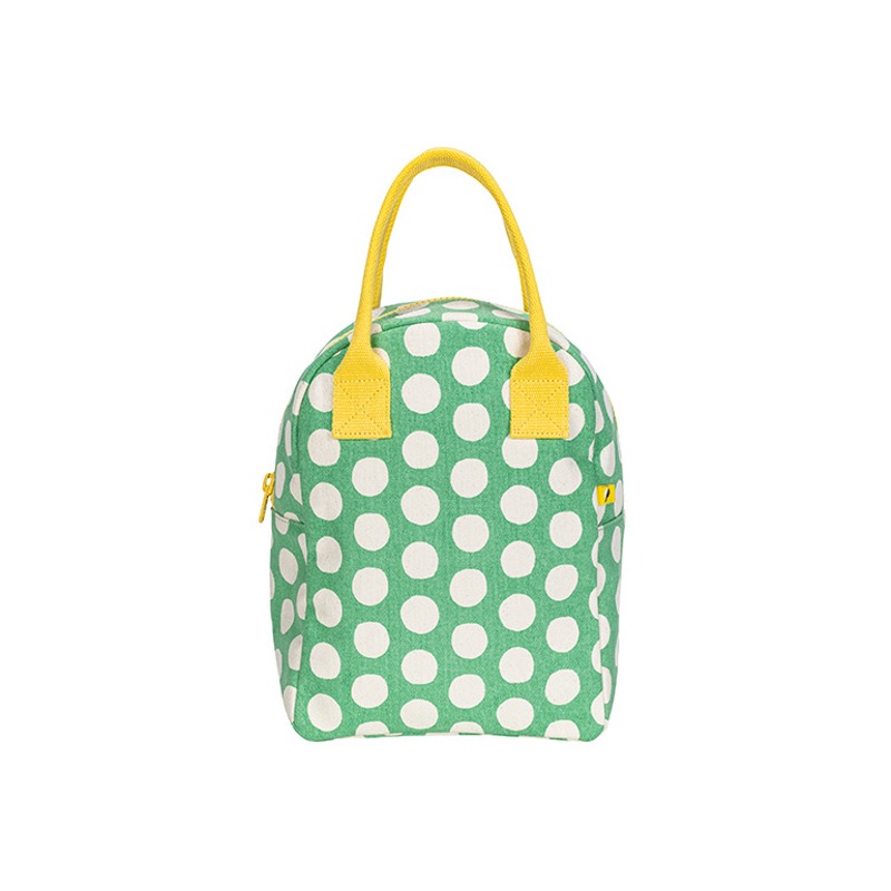 LEMAR [플러프] Zipper Lunch Bag (Dot Spring Green)_UFL2356009 FLUF
